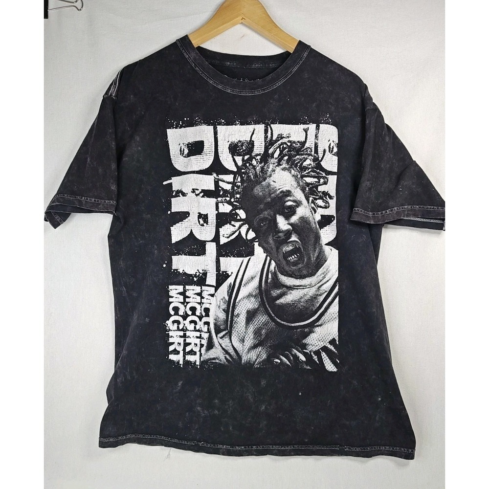 Dirt McGirt Ol' Dirty Bastard Size S/M Black Washed Adult Rap Music T-Shirt
